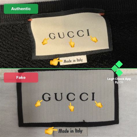 gucci fake tag|authentic gucci labels.